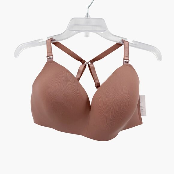 NEW Auden Lightly Lined Wirefree Nursing Bra - Size 38DDD - Picture 1 of 6